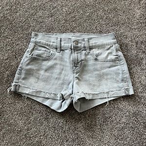 Light grey boyfriend shorts from old navy